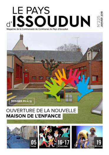 Couverture Magazine Le Pays d'Issoudun - Janvier 2018 N°225
